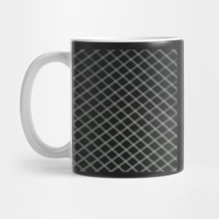 Dark Green Lattice Mug